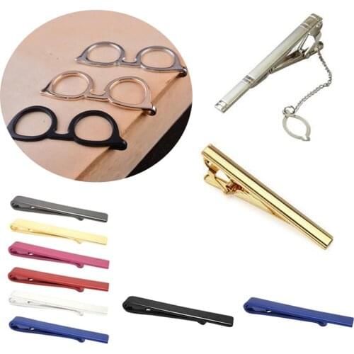1pcs Tie Clips Business Glasses Scisso Tie Bar For Mens Suit Necktie Clasp Clip Wedding Neck Tie Clips
