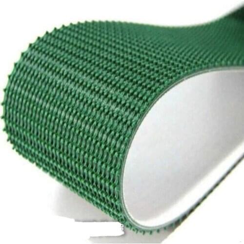 3300x105x5mm PVC green lawn pattern circular conveyor belt Industrial assembly line belt(Seamless connection)