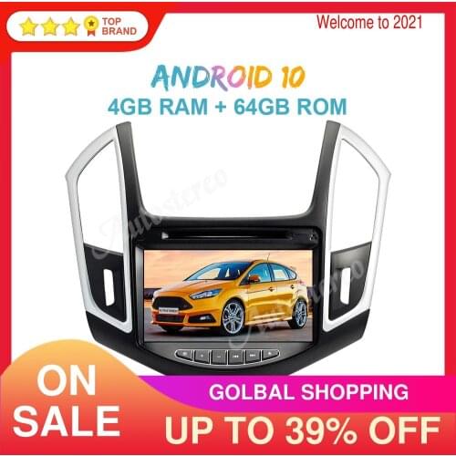 Android 10 4G+64GB Car Radio GPS Navigation For Chevrolet CRUZE 2012-2015 Auto Stereo Multimedia Player Radio Recorder Head Unit