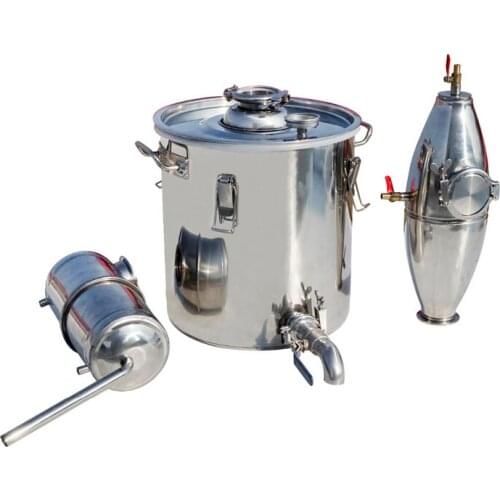 Free shipping 20L 30L 50L 70L Alcohol Stainless Distiller Home Brew Kit Moonshine Still Wine Making Boiler