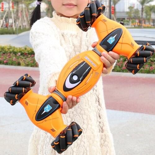 Big Remote Control Stunt Car Gesture Induction Twisting Off-Road Cars Vehicle Light Music Drift Dancing Side Driving RC Toys
