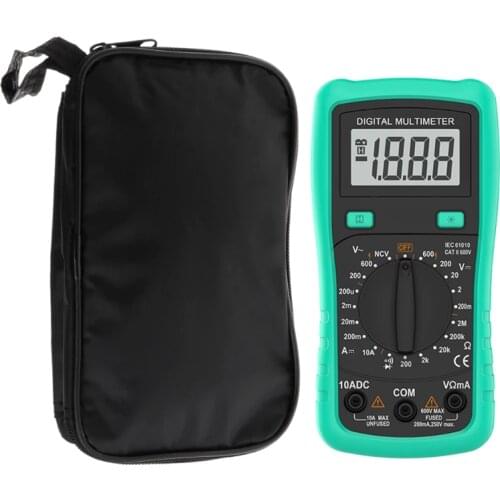 Multimeter Black Colth Bag 20*12*4cm UT Durable Waterproof Shockproof Soft Case D0AC