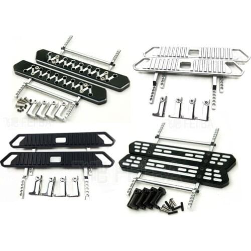 CNC Metal Side Pedal Plate For 1:10 Scale RC Crawler Car AXIAL SCX10