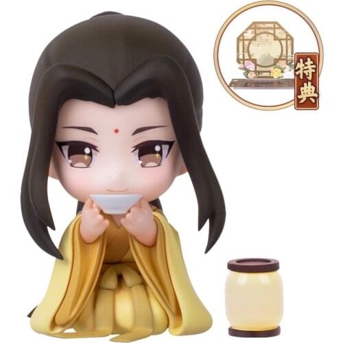 Pre-Sale Anime Mo Dao Zu Shi Action Figures Jin Guangyao Bathrobe Q Version Peripherals Model Hand-Made 6 Cm Collectible Toys
