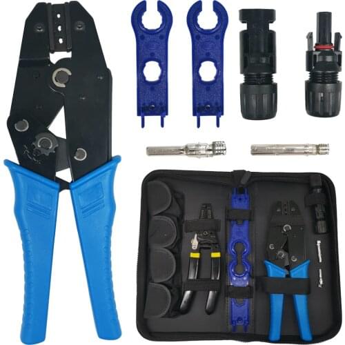 TZ-2456B Solar Photovoltaic IP67 Waterproof PV Connector Wrench 2.5/4/6MM2 Wire Stripper Crimping Pliers Electrician Suit