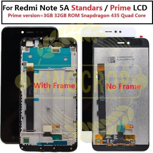 K PartsCrop Fix Screens For Xiaomi Redmi Note 5A Prime China