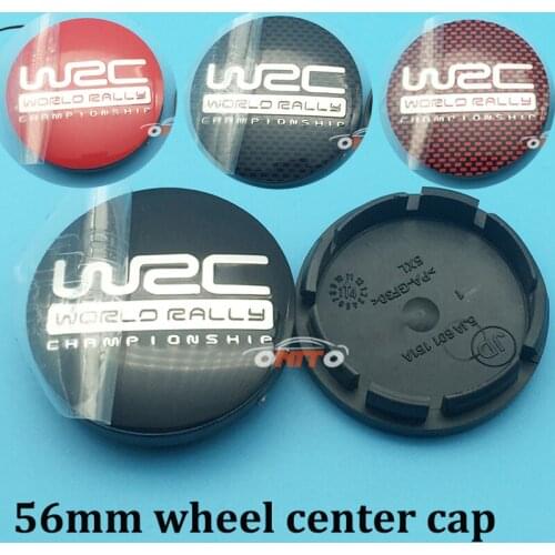 Wholesale 100pcs/lot 56mm car wheel center cap for WRC logo Auto Wheel Dust-proof emblem covers car styling car wheel hub cap
