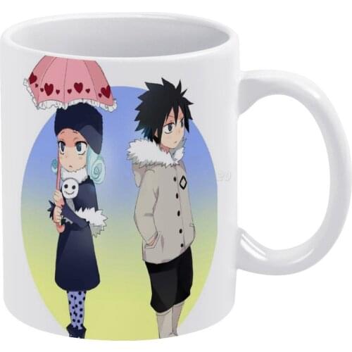 Gruvia White Mug 11 Oz Funny Ceramic Coffee/Tea/Cocoa Mug Unique Gift Gruvia Fairy Tail Ft Gray Fullbuster Juvia Lockser Couple