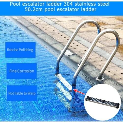 Swimming Pool Ladder Steps 304 Stainless Steel Replacement Anti Slip Ladder Non-Slip Pedal Swimming Pool Accessories