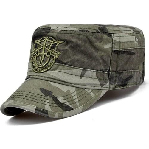 New Arrivals Letter Cap Army Baseball Cap Men Tactical Navy Seal Army Camo Cap Adjustable Visor Sun Hats