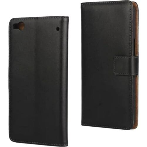 OEEKOI Genuine Leather Wallet Folding Flip Cover Case for HTC One X9/One Max T6/One V/One S with Card Slot Holder