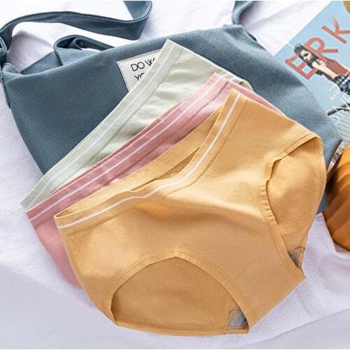Roseheart New Women Fashion Pink Green Nylon Cotton Low Waist Panties Underwear Lingerie Seamless Briefs Underpants F Plus Size