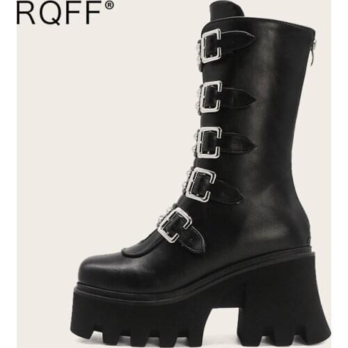 Женские высокие сапоги RQFF China At AliExpress