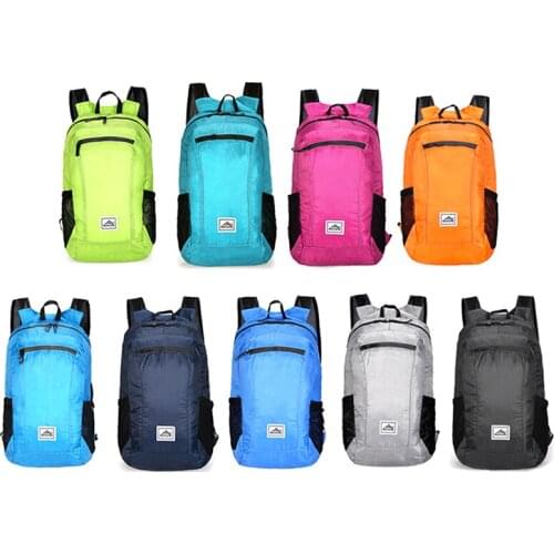 20L Lightweight Portable Foldable Backpack Waterproof Backpack Folding Bag Ultralight Outdoor Pack For Women Men Travel Hiking