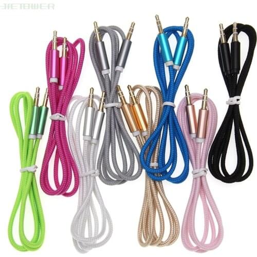 Aux Cable Jack 3.5mm Audio Male to Male Cable 3.5 mm Jack Audio Cable for xiaomi Car Speaker Headphone MP3/4 AUX Cord 300pcs/lot