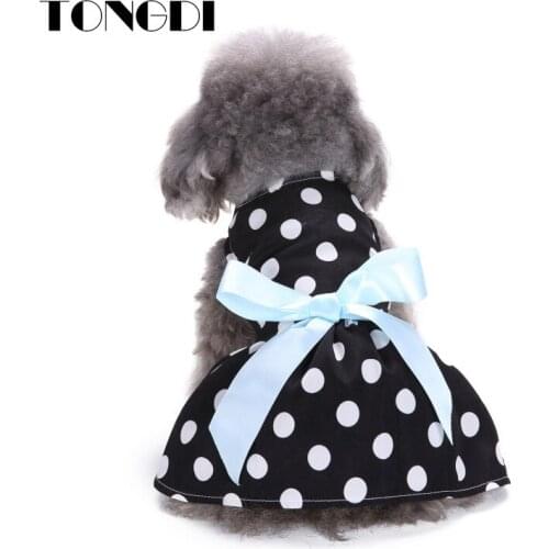 TONGDI Funny Lovely Dog Cat Clothes Costumes Cosplay Suit Pet Cool Clothing Halloween Uniform Clothes For Puppy Dog Cat For