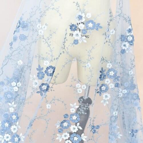 1group / bag multi-color three-dimensional embroidery lace accessories wedding dress handmade diy fabric clothing costume cloth