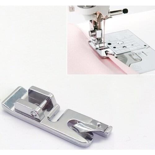 1Pcs Metal 4mm Durable Rolled Hem Foot For Brother Janome Singer Sewing Machine Sewing Tools 1.57"*0.51"*0.23"