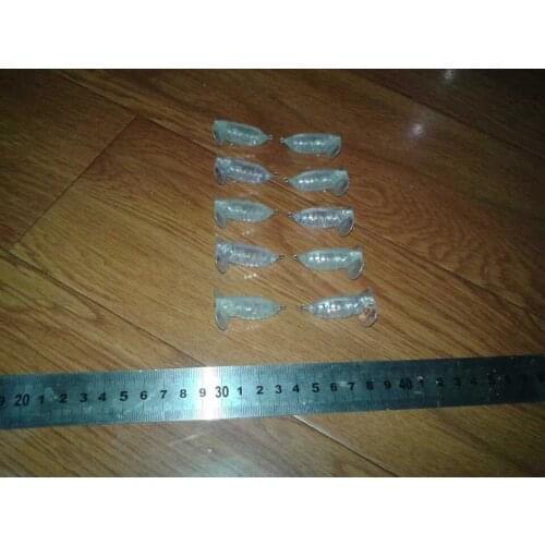 10pcs Unpainted Crankbait Fishing Blank Lure Body 1 1/2 Inch 1/8 OZ Blank lures JS#8061