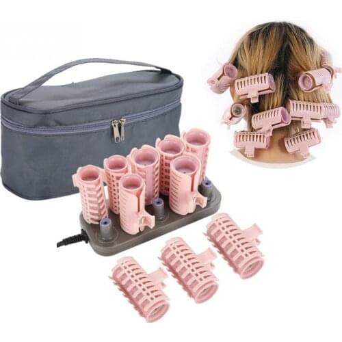 205-3CM 10 PCS/Set Hair Rollers Electric Tube Heated Roller Hair Curly Styling Sticks Tools Massage Roller Curlers Accessories