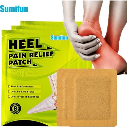 6pcs Sumifun Heel Plaster Pain Relief Patch Herbal Bone Spurs Achilles Tendonitis Stickers Foot Care Treatment Patches K06801