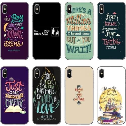Book Fandom Quotes Soft Phone Case For Samsung Galaxy M30 A70 A60 A50 A40 A30 A10 A9 A8 A6 J8 J4 J6 Prime Plus 2018