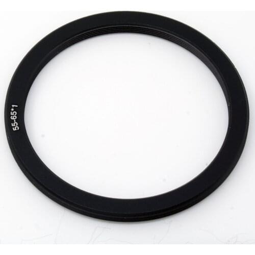 M55-M65 Flat Modify Lens Adapter M55 x1 Female To 65mm x1 Male thread Screw