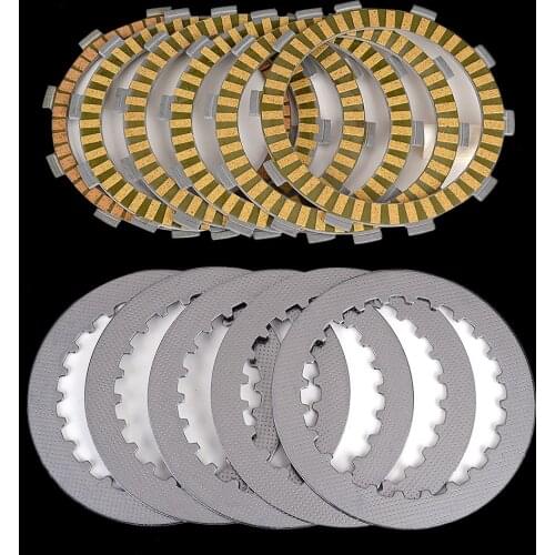 Clutch Friction Plates for Honda NT400 VT500 ED/EF Steed 400 NV400 CJ/CK CS/CV NV400 Shadow Slasher 400 NC40 VRX400T NC33