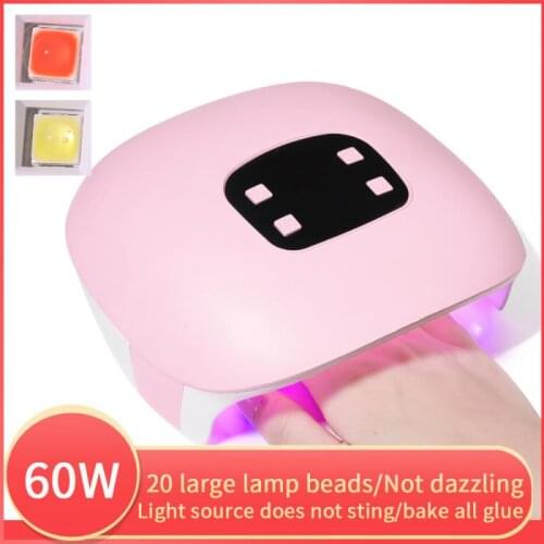 Manicure Lamp 60W /48W Intelligent Sensor Phototherapy Lamp Phototherapy For ​Curing All Gel Nail Polish Nail Dryers