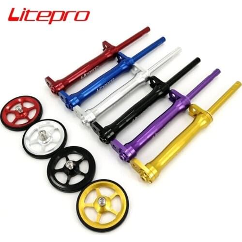 Litepro Easy Wheel Extension Bar Telescopic Rod For Folding Bike For Brompton Rear Racks