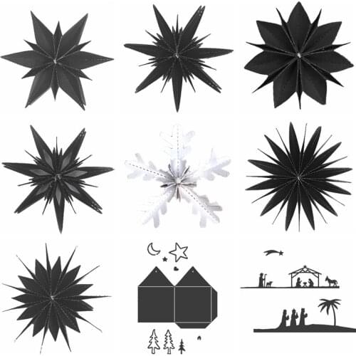 Making Stars Jesus Birth Metal Cutting Dies Stencils For DIY Scrapbooking Decor Embossing Paper Cards Crafts 2020