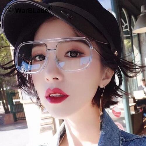 WarBLade Classic Super Light-weight Square Eyewear Men Glasses Frame Women Coating Anti Radiation Clear Lens Computer Glasses