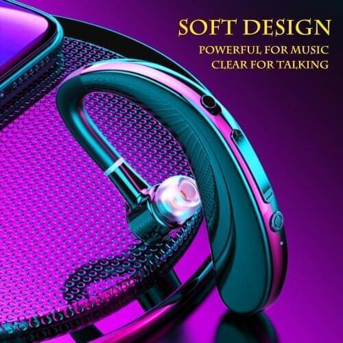 S300 Bluetooth V5.0 Earphones Business Headset Wireless Headphone Handsfree Driving Call Sports Stereo Music Earbuds For Phones