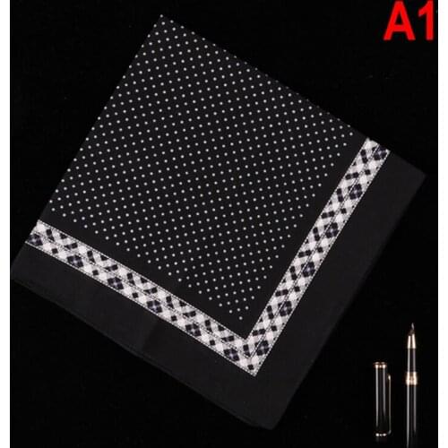 Casual Cotton Handkerchiefs Plaid Printing Plaid Streak Pocket Square Mens Square Pockets Handkerchief Towels