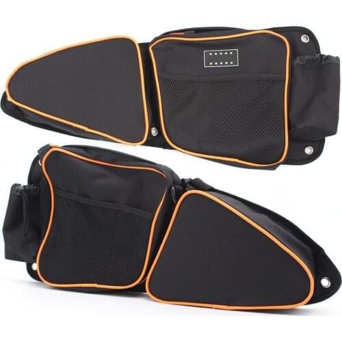 UTV Passenger Driver Side Door Bag For Polaris RZR 900 XP/XP4 1000 Turbo 2014 2015 2016 2017 2018 2019 Black Storage Bag