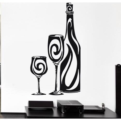 Wine Winery Sticker Bar Restaurant Decal Poster Vinyl Art Wall Decals Pegatina Decor Mural Wine Decal Winery Sticker