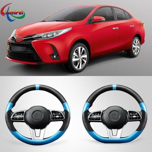 Four Seasons Universal Car Steering Wheel Cover For Toyota Series Corolla Land Cruiser Prado ViOS Highlander Car Accessories
