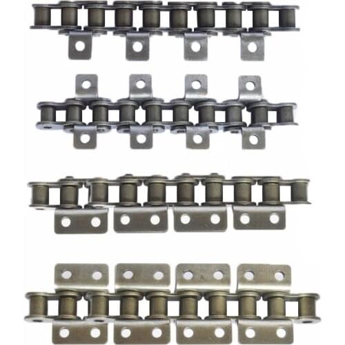 1.5M Length 06B,08B,10A,12A Single Double Hole Drive Roller Chain Machine Transmission Conveyor Chain With Wings