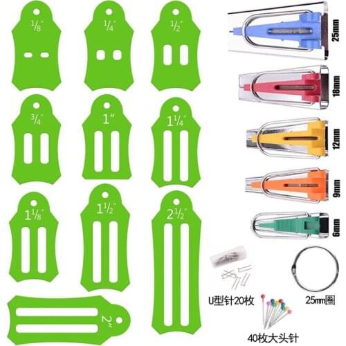 1set Tape Maker Patchwork Tools Sewing Tool Accessories Manual DIY Making Ribbon Fabric Weaving Strip