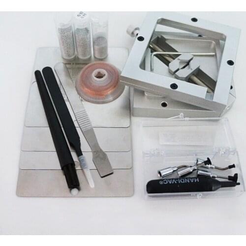 90x90 BGA fixtures Reballing Station Reballing Bga Sik tin template for Laptop Gameconsole Stencil Help solder paste