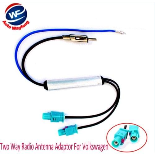 Car Antenna with a Amplifier Booster Two Way Radio Antenna Adaptor For Volkswagen