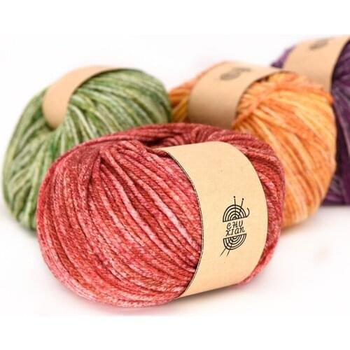 Free Shipping 50g/ball Oil Painting 100% wool Hand Knitting Fancy Yarn Scarf Outerwear Line