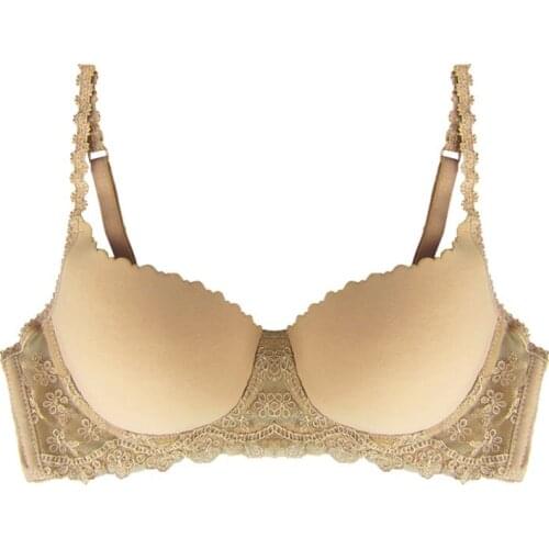 Semless Underwear For Women Bra Push Up Bra Girl Bra Khaki/Black Color Have 32A/34A/36B/38C/40C Strap The Wave Shape NO.1121