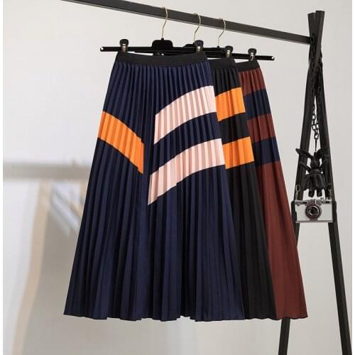 ELIJOIN Women's Pleated Skirts