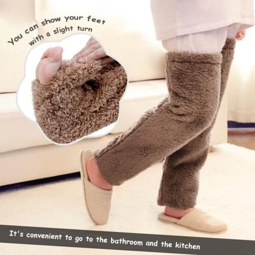 Hot Winter Knee-length Stockings Double-sided Fleece Thickened Cold Frost-resistant Home Interior Comfort Warm Clothing Goods