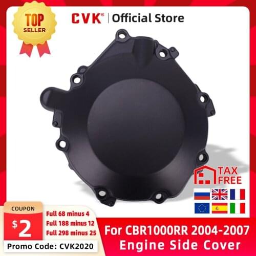 CVK Engine Cover Motor Stator Cover CrankCase Side Cover Shell For HONDA CBR1000RR CBR1000 RR2004 2005 2006 2007 CB1000R 04-2014