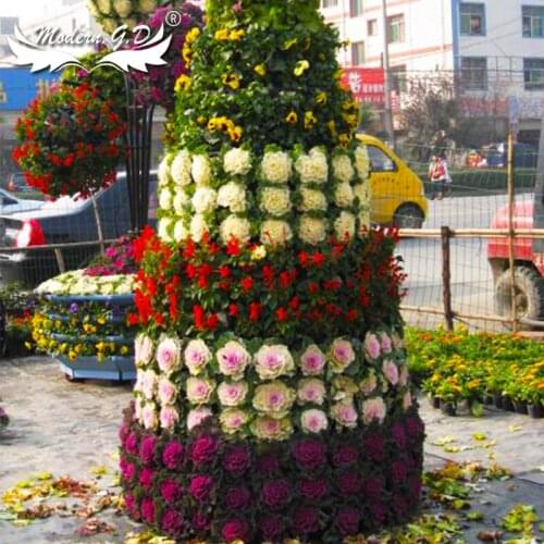 Landscape decoration vertical garden grow towers planter hydroponic tray