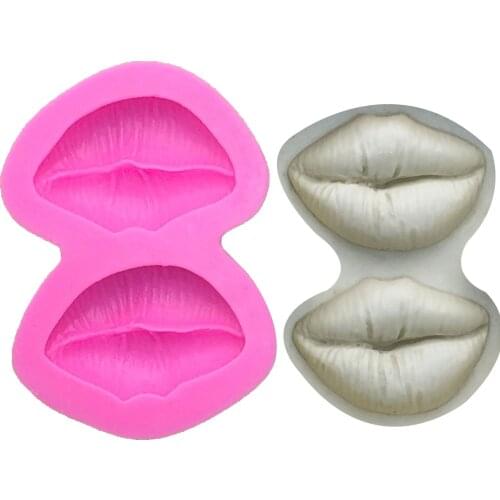 M0239 Sexy Lips Silicone Mold Fondant Cake Decorating Tools Chocolate Gumpaste Molds, Sugarcraft, Kitchen Gadgets