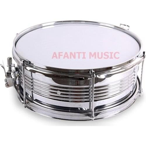 Afanti Music 14 inch Stainless Steel Snare Drum (SNA-107)
