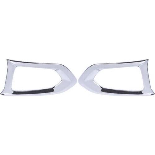 Tonlinker 4 PCS DIY Car Styling ABS Chrome Mirror Rear Wiper Light Box Cover Case Stickers for VW NEW GOLF MK7 parts accessories